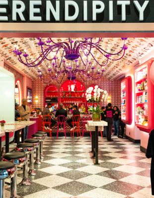 A Group Of People In A Restaurant